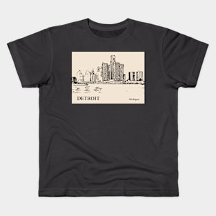 Detroit - Michigan Kids T-Shirt